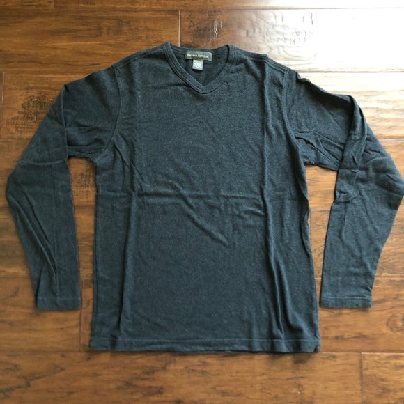 Banana Republic Other - Banana Republic charcoal gray long sleeve Vneck M